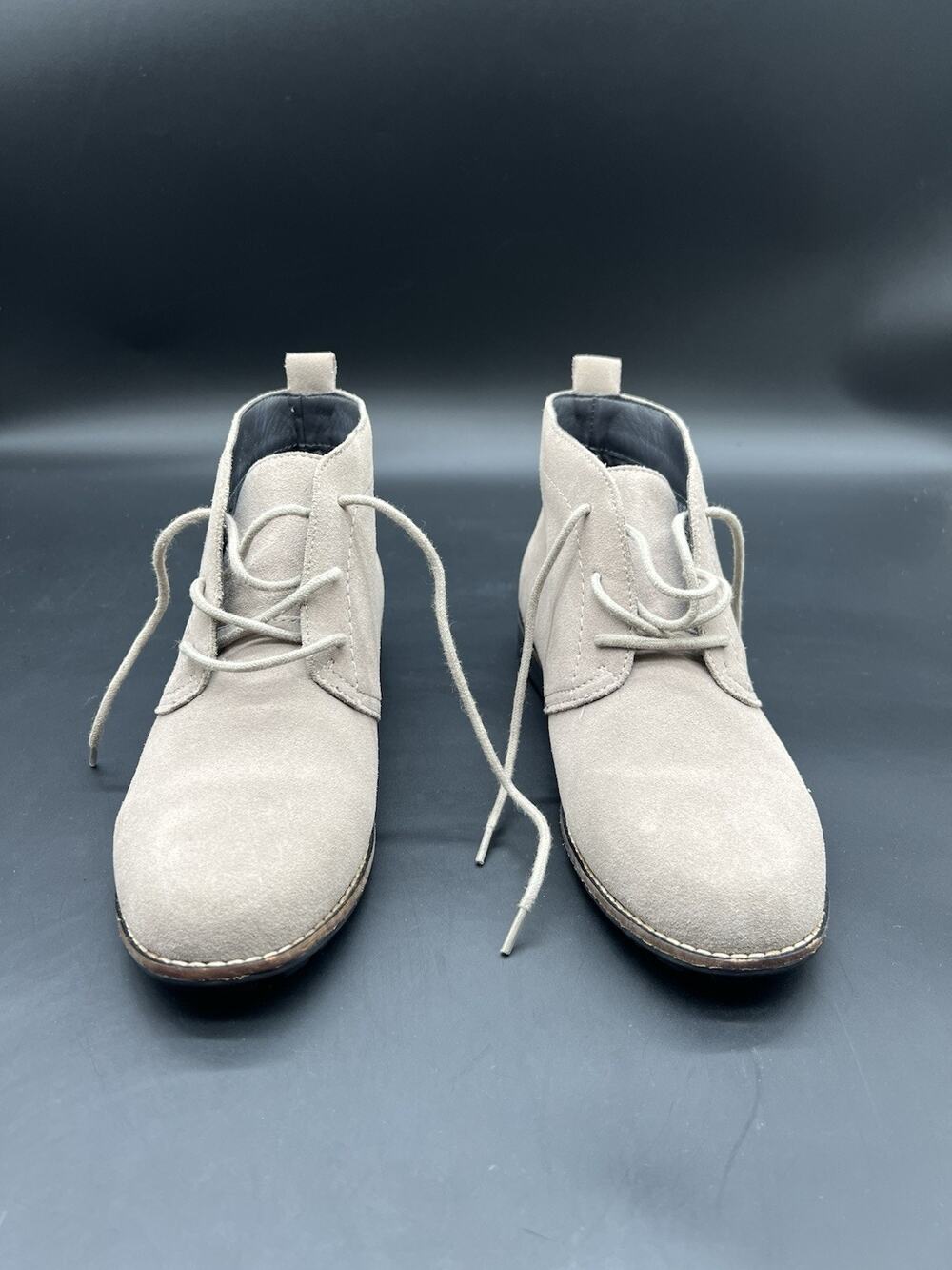 White Mountain Chukka Boot Size 8 Rustic Earthy Cozy Light Grey Hipster #135